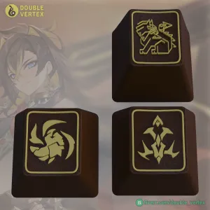 Genshin Impact Dehya Keycaps – OEM Profile STL Files
