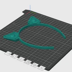 cyberpunk cat headband