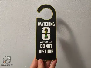 ⚽ FIFA World Cup 2026™ Door Hanger – Do Not Disturb! 🏆🚪