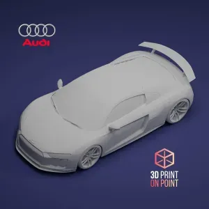 AUDI R8 V10 2017 - 3D MODEL 1/18