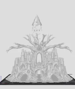 Driftwood Aquarium Castle