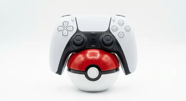 GAME CONTROLLER STAND POKEBOLA JOYSTICK PLAY SOPORTE — Image 2 of 4