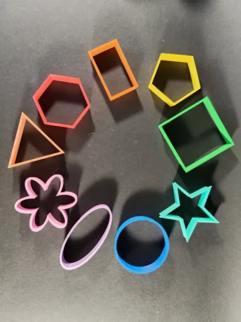 Basic shapes cookie cutters — Image 5 of 9