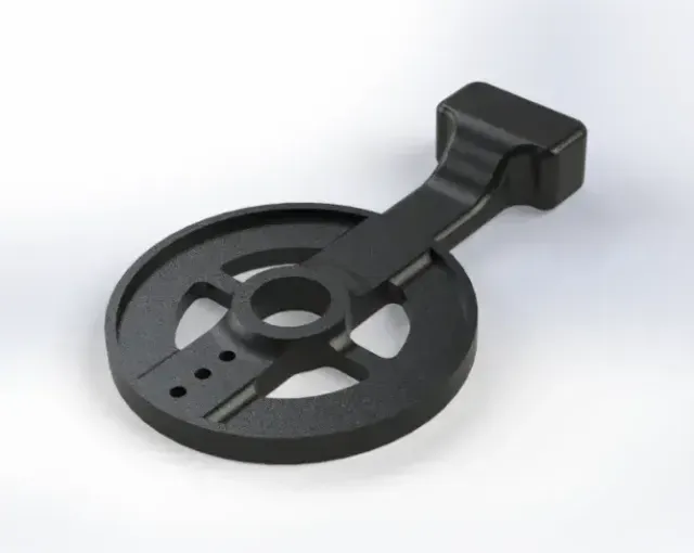 OLEO-MAC LAWNMOWER THROTTLE LEVER 66070341AR — Image 2 of 5