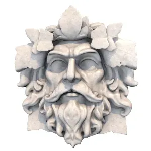 Green Man Fantasy Architectural Face Vol.6