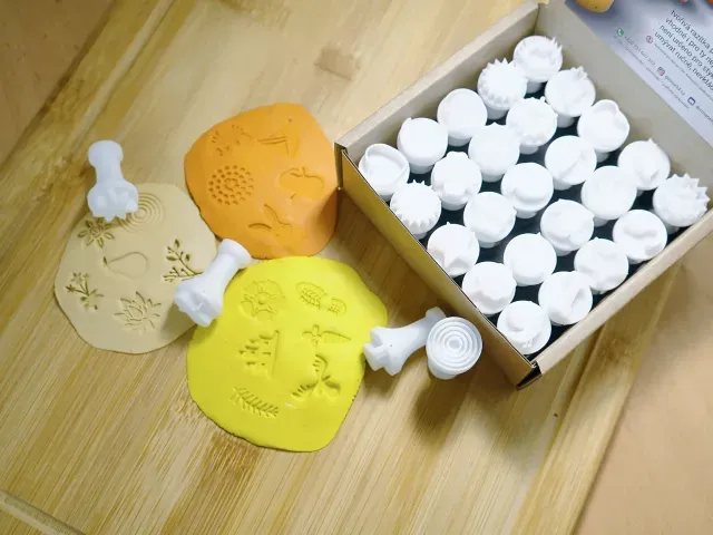 Ceramic Clay Stamp Set – Zodiac (12 Mini Stamps, 20 mm) — Фото 5 из 9