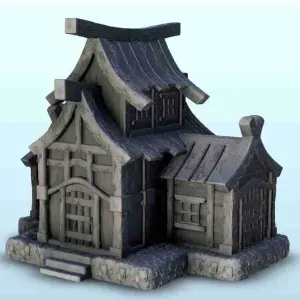 Oriental large temple - asian scenery terrain warhammer warg
