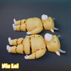 Niu Lai - Flexi - Multicolor - Calf - Ox