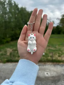 Cute Cat Keychain Toy – Articulated Flexi Kitty