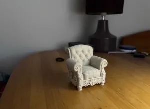 Dollhouse Steampunk Armchair Scale 1:12