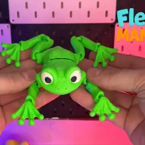 Articulated Print-in-Place Frog – No Supports Needed