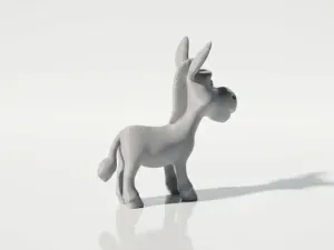 Donkey Figurine Shrek Cartoon 3D Printable