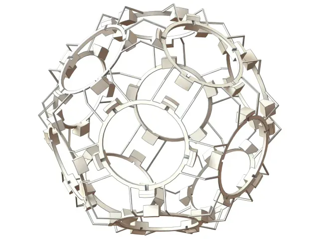 Wireframe Shape Geometric Companion Dodecahedron — Image 2 of 9