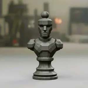 Pawn - Futuristic Robotic Chess Piece