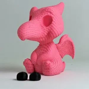 Knitted Pteranodon - NO AMS Dino - Cute animals