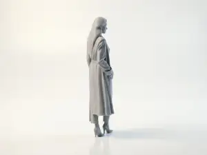 Office Lady Figurine Professional Woman 3D Printable
