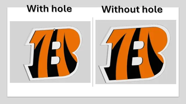 Cincinnati Bengals. Printed in layers to enable color printing — Фото 2 из 5
