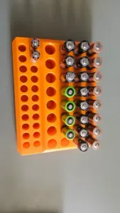 AA & AAA Battery Organizer – Wall Mount & Desktop