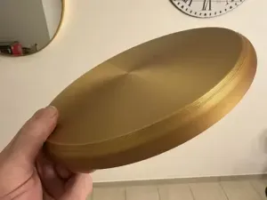 Large Golden Frisbee - Lightweight Flying Disc