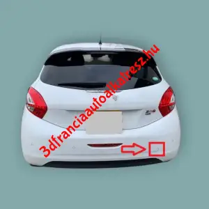 PEUGEOT 208 HÁTSÓ LÖKHÁRÍTÓ VONÓSZEMFEDÉL 9673860277