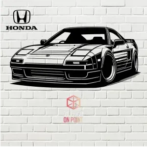 HONDA NSX VINTAGE - 2D WALL ART #3