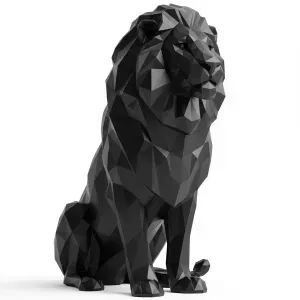 Leon decorativo Low Poly