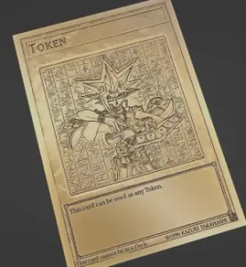 yami yugi token card - yugioh