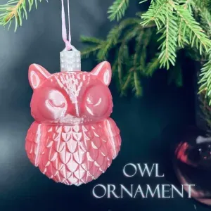 Christmas Tree Owl Ornament - Collection 2025