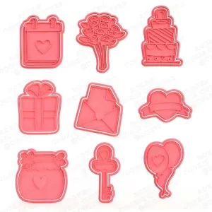 Wedding cookie cutter set of 17