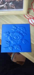 铜版画-花-模型