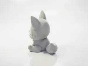 Cute Fox Figurine Chibi Animal 3D Printable