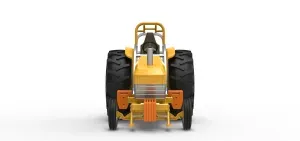 Fun Short Vintage Pulling tractor Scale 1:25
