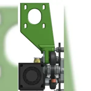 Ender 3 No Hardware Filament Direct Drive Mount