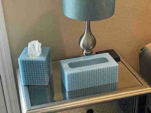 MCM cubic tissue box cover