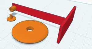 Rear plane wheel