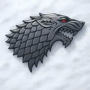 Game of thrones, House stark sigil