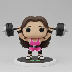 Funko Pop Levantamiento de Pesas Woman