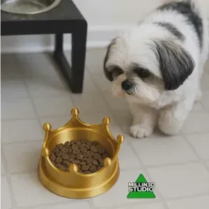 Royal Crown Cat/Dog Food water Dish Bowl