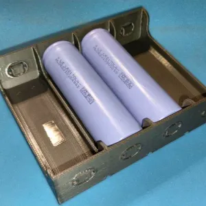 Simple 4S1P 21700 holder + 21700 cell holder