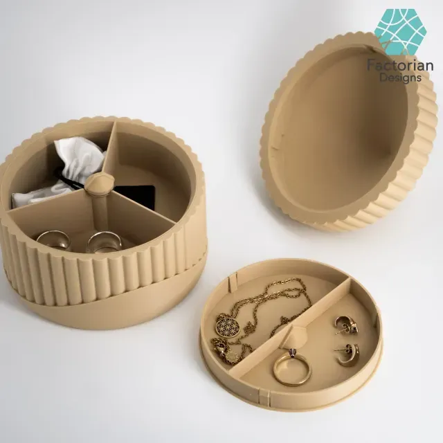 Dual Secret Jewelry Box 3D Print File | Storage Box Aurelia — Фото 4 из 9