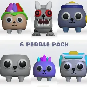 Pack Dandys World Pebble,Loyal Bud,Thorned Geode, Star time