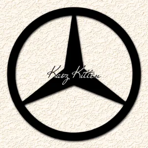 Mercedes Auto Logo Car Symbol Wall Art Home Decor