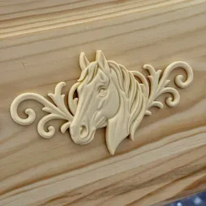 Relief Set Horse Animal Symbol Model