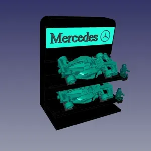 Lego F1 Formula Champions Display Stand Mercedes