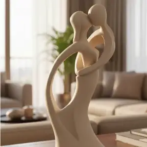 Valentine's Day Sculpture Man and Women
