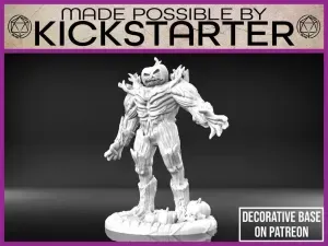 Jack O' Lantern Golem - Tabletop Miniature