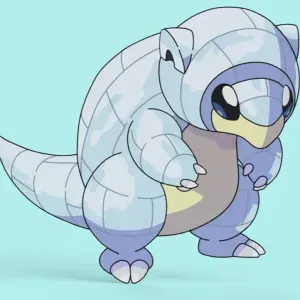 Alolan Sandshrew Wall Art