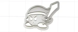 Kirby with Link Powers Cookie Cutter