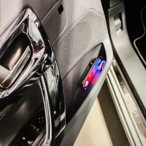 Phone holder to car door pocket