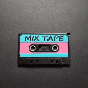 80s Mix Tape keychain